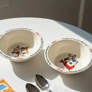 1995 Vintage Kellogg's "The Best to You Each Morning" Bowls